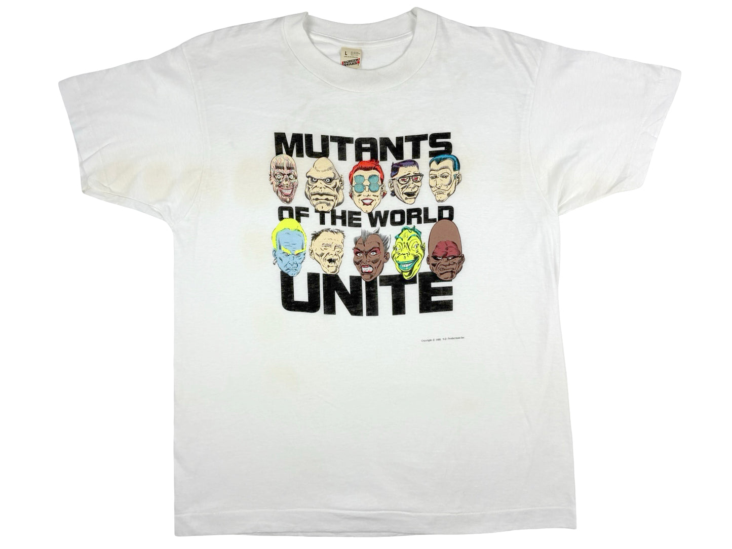 Vintage Marvel Mutants of the World Unite T-Shirt