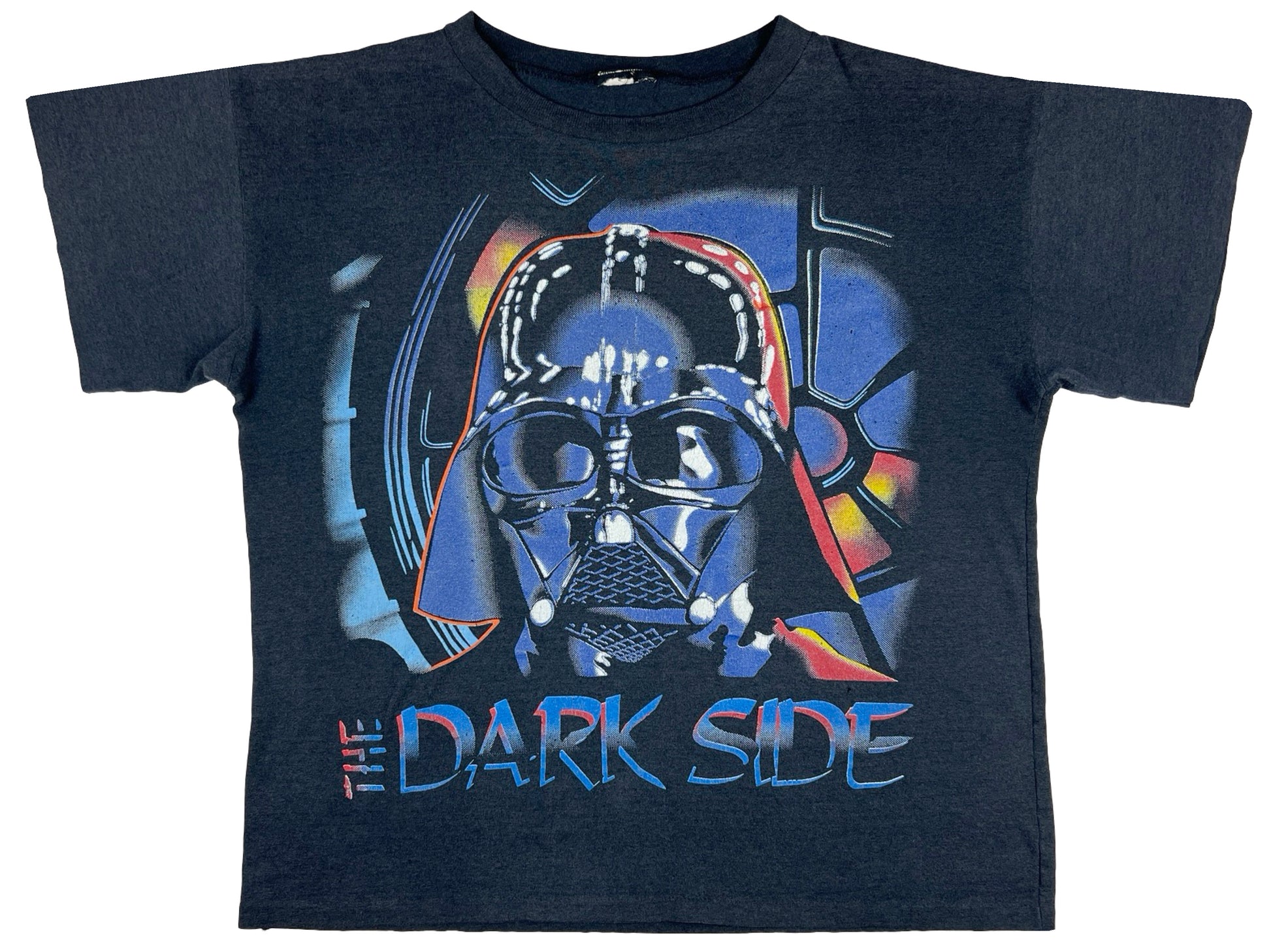Vintage Star Wars Darth Vader Dark Side Black T-Shirt