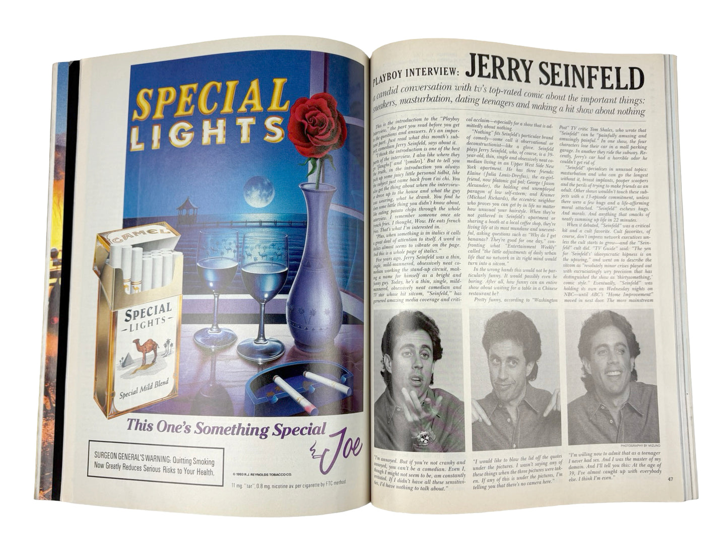 Playboy Magazine October 1993 Jerry Seinfeld
