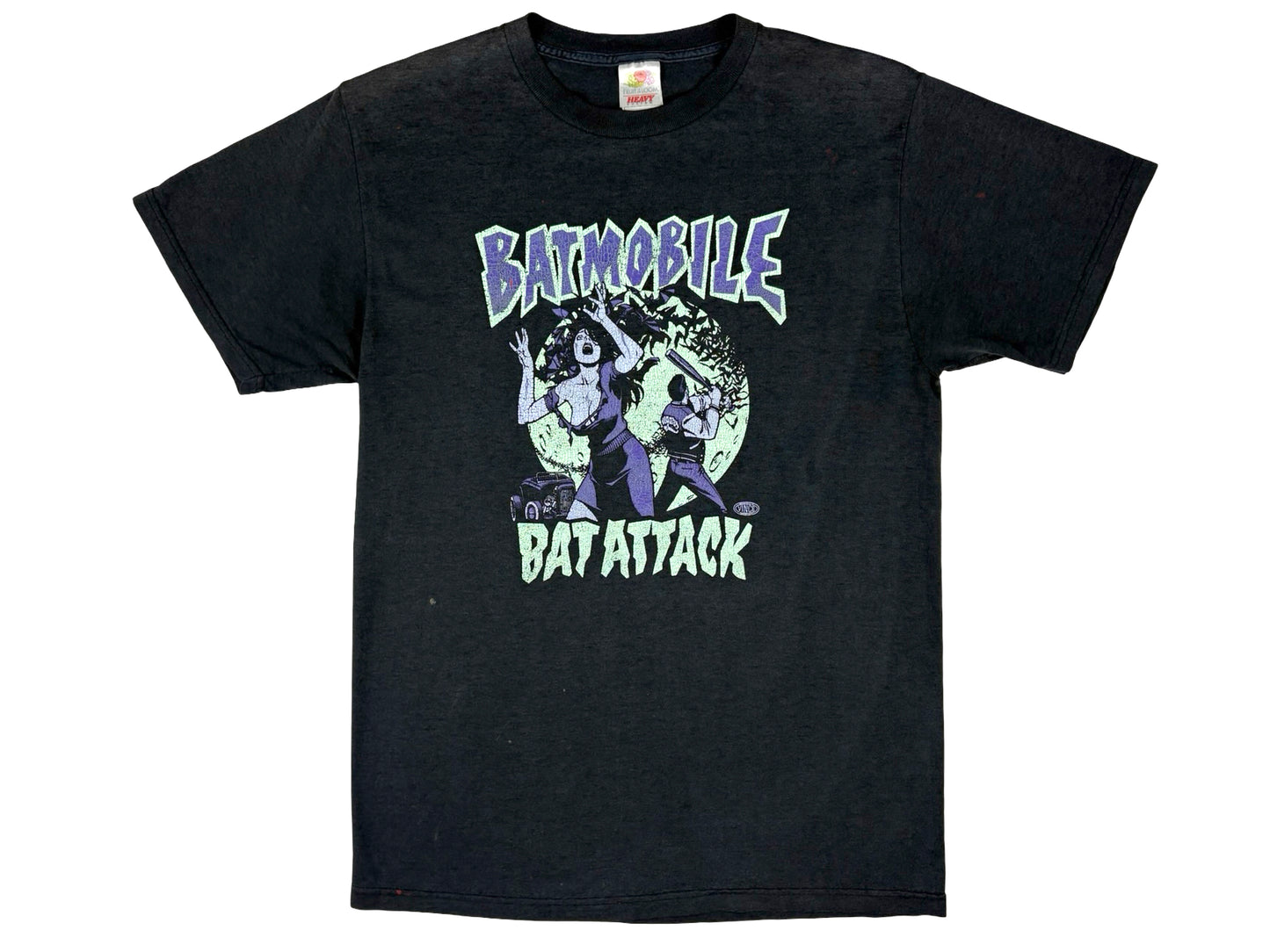 Vintage Batmobile Bat Attack T-Shirt