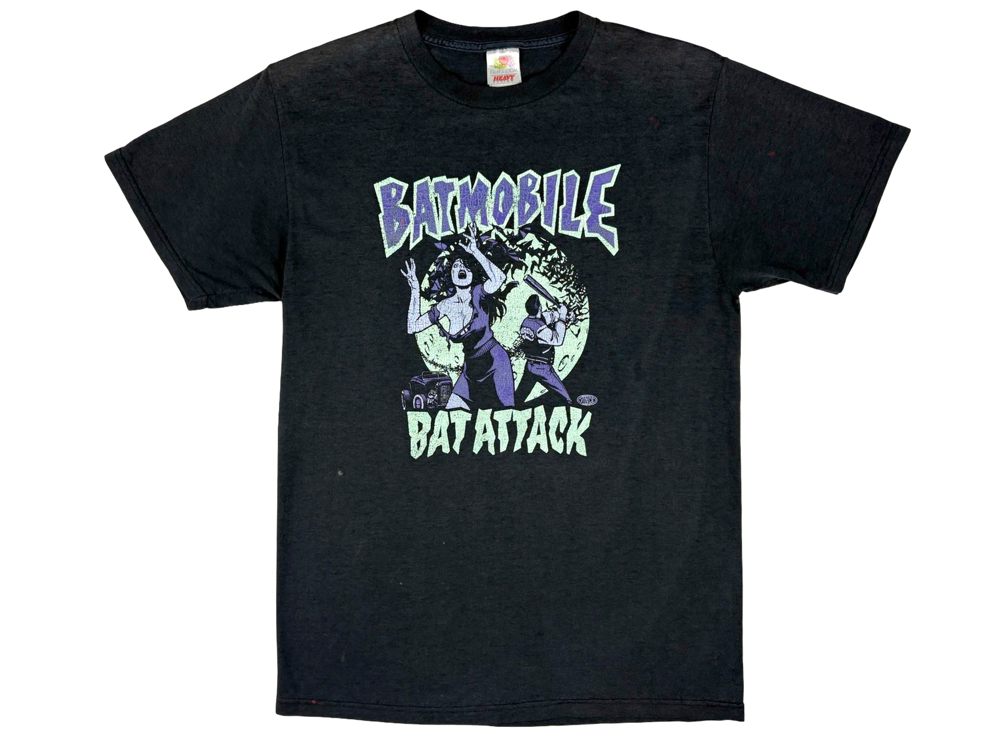 Vintage Batmobile Bat Attack T-Shirt