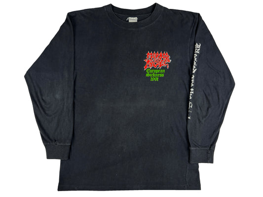 Vintage Morbid Angel 'European Sickness' 1991 Tour L/S Shirt