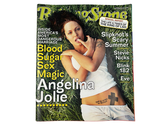 Rolling Stone Magazine Angelina Jolie July 2001