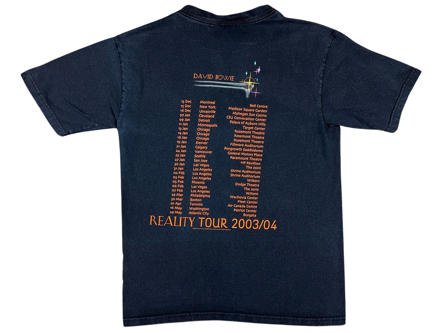 David Bowie 'A Reality Tour' T-Shirt