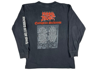 Morbid Angel 'European Sickness' 1991 Tour L/S Shirt