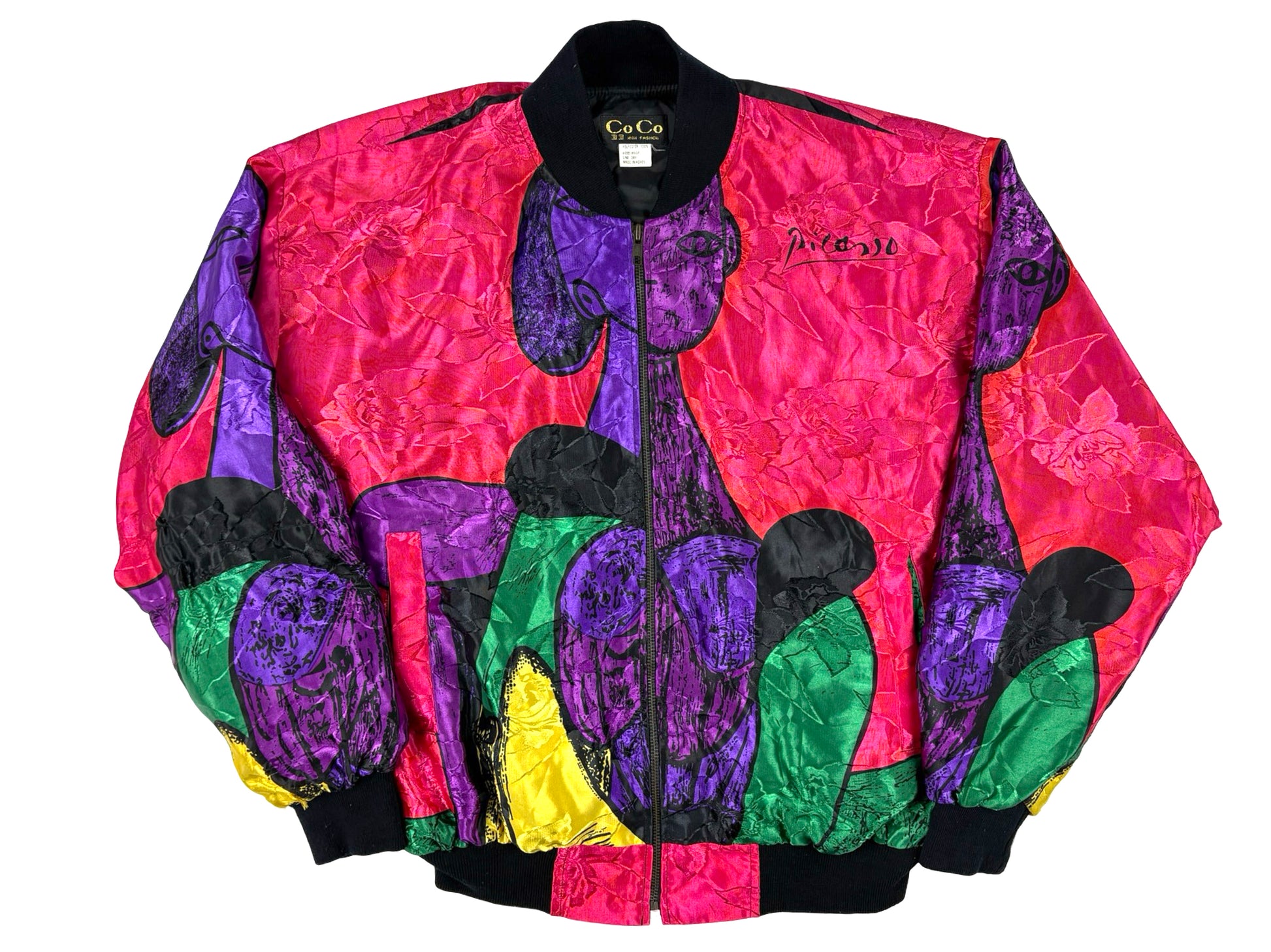 Vintage Pablo Picasso All Over Print Jacket