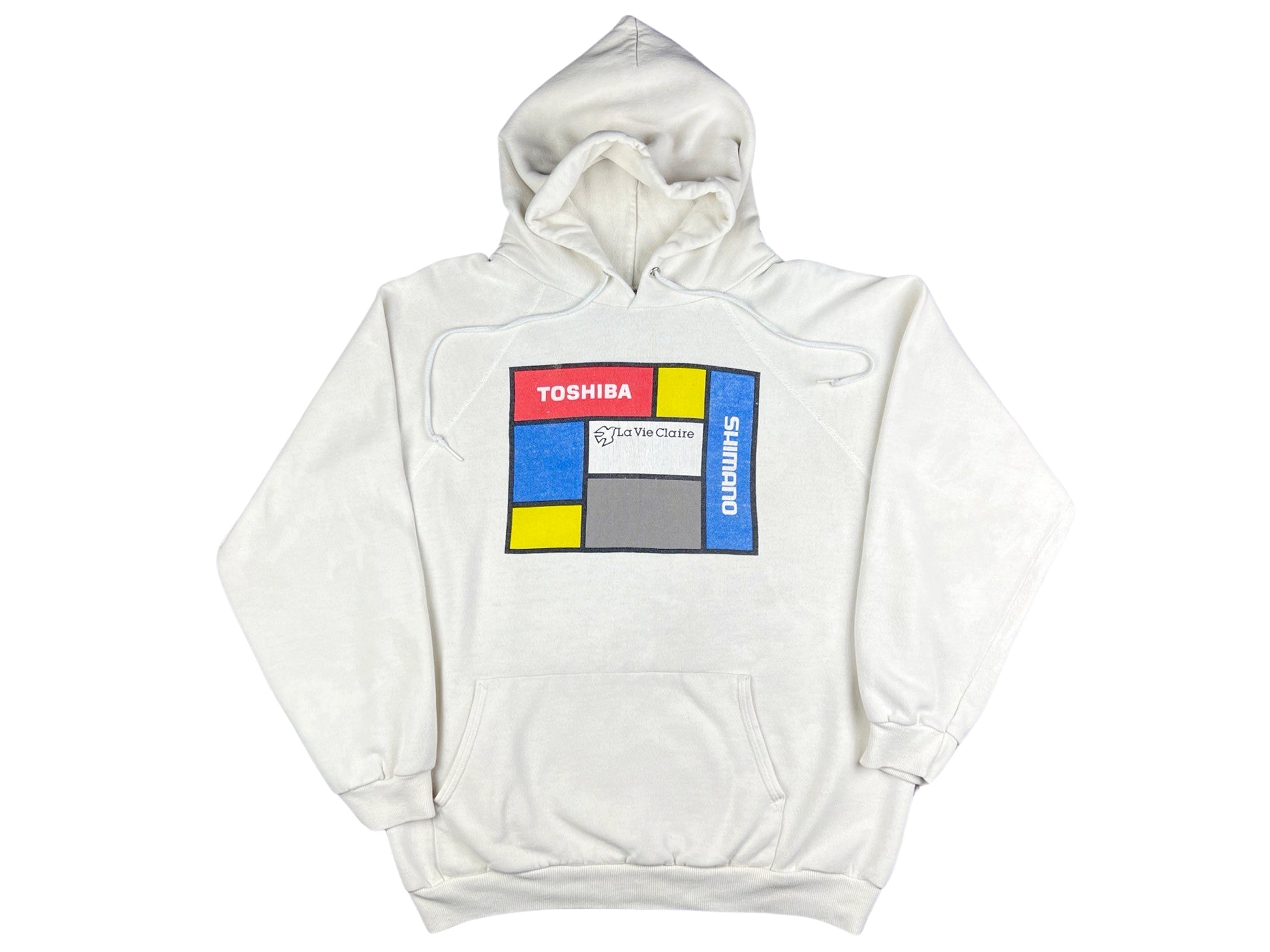 Mondrian La Vie Claire Toshiba Shimano Cycling Hoodie