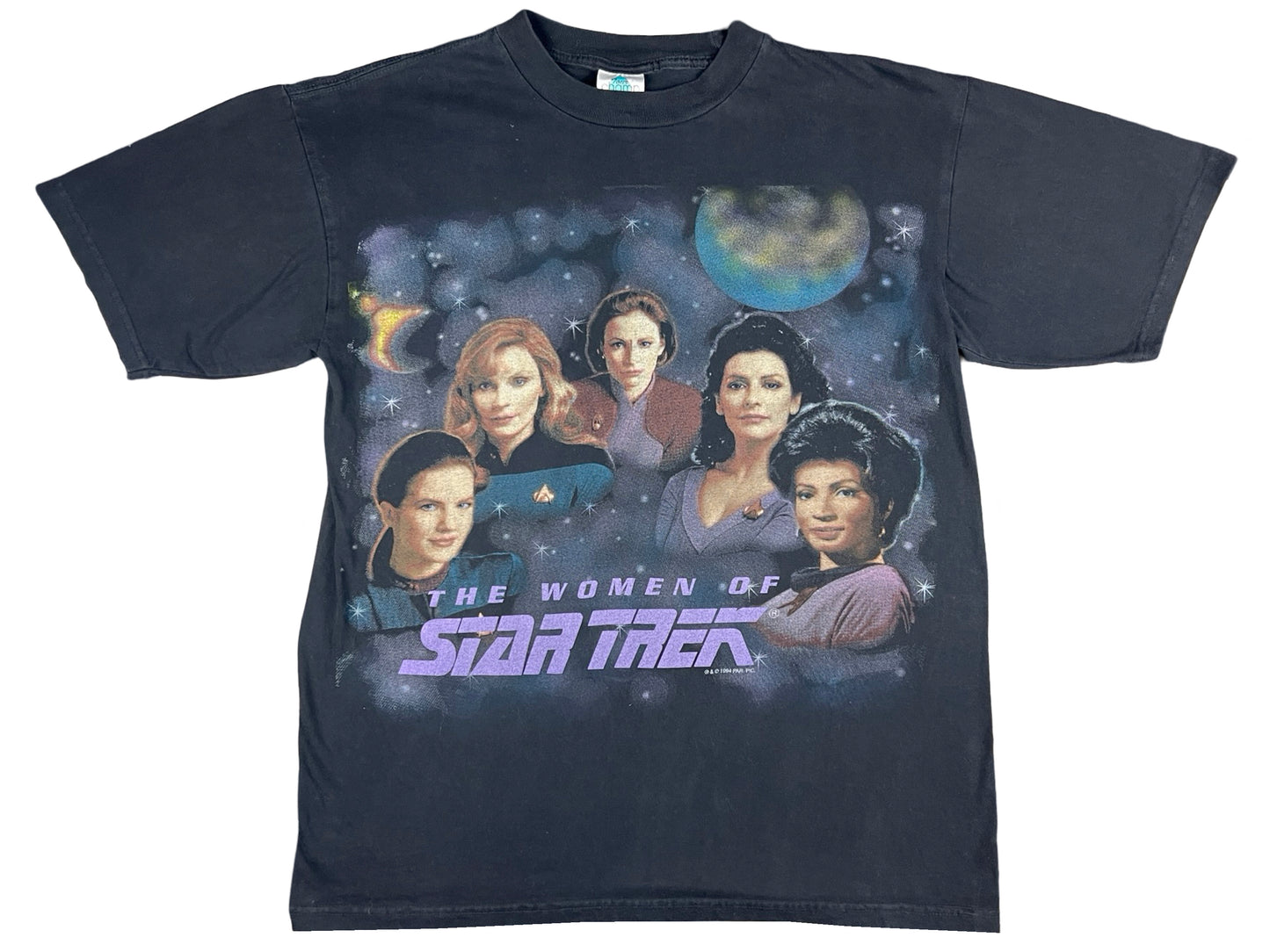 Vintage Star Trek Women Of Black T-Shirt