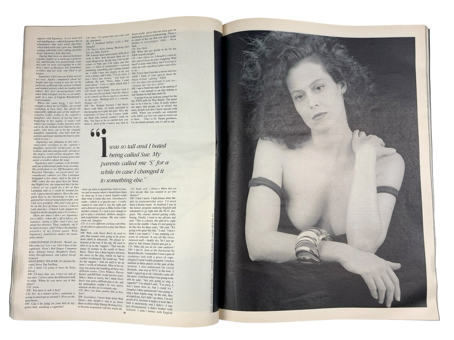 Interview Magazine July 1988