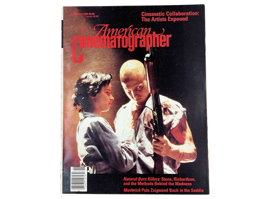 American Cinematographer Magazine Natural Born Killers November 1994