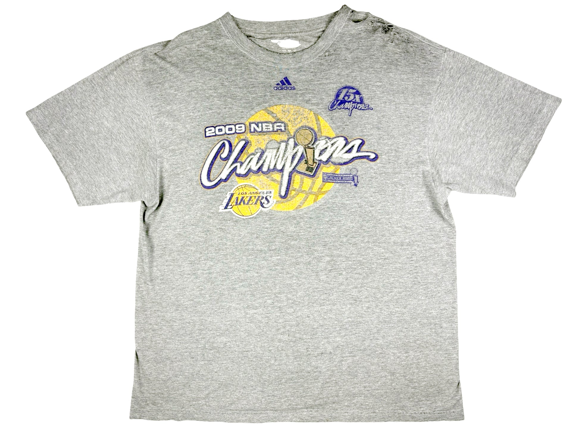 Los Angeles Lakers 2009 NBA Champs Thrashed T-Shirt