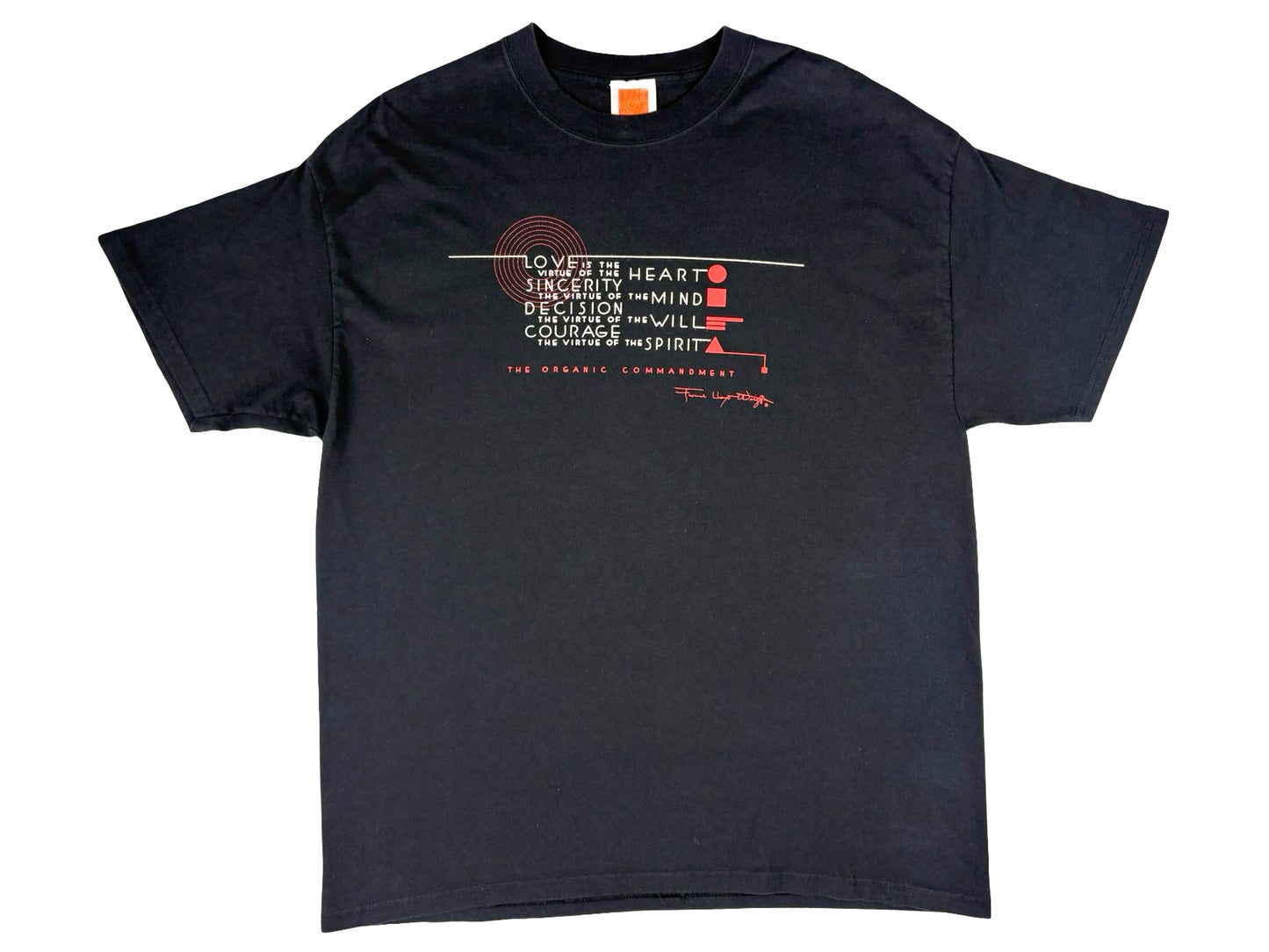 Vintage Frank Lloyd Wright Organic Commandment T-Shirt