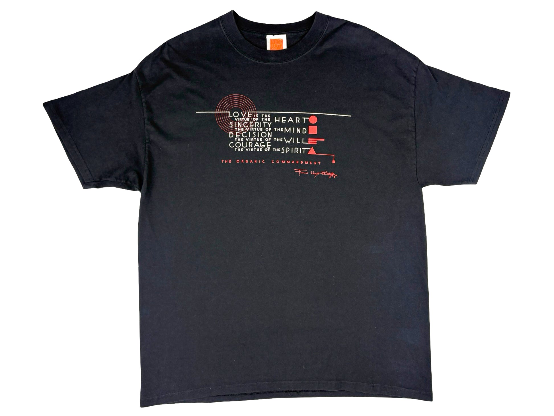 Vintage Frank Lloyd Wright Organic Commandment T-Shirt