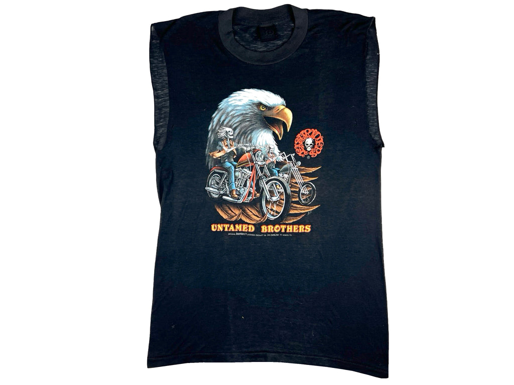 Easyriders x 3D Emblem Untamed Brothers Threadbare T-Shirt