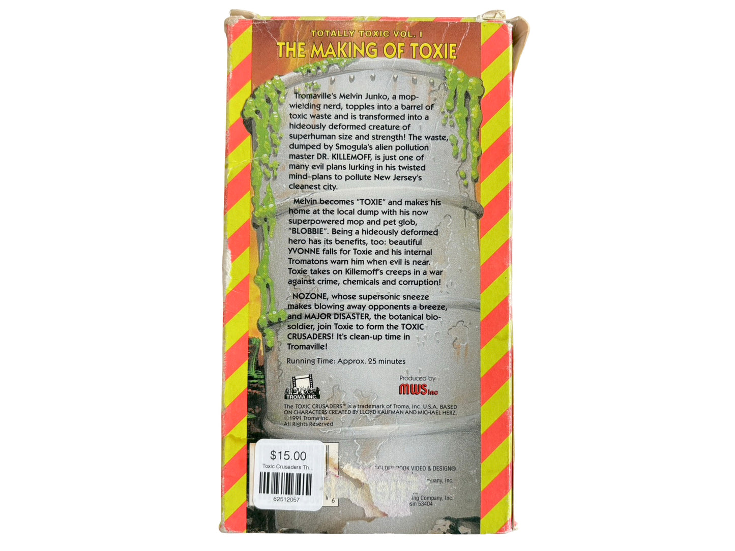 Toxic Crusaders The Making of Toxie VHS