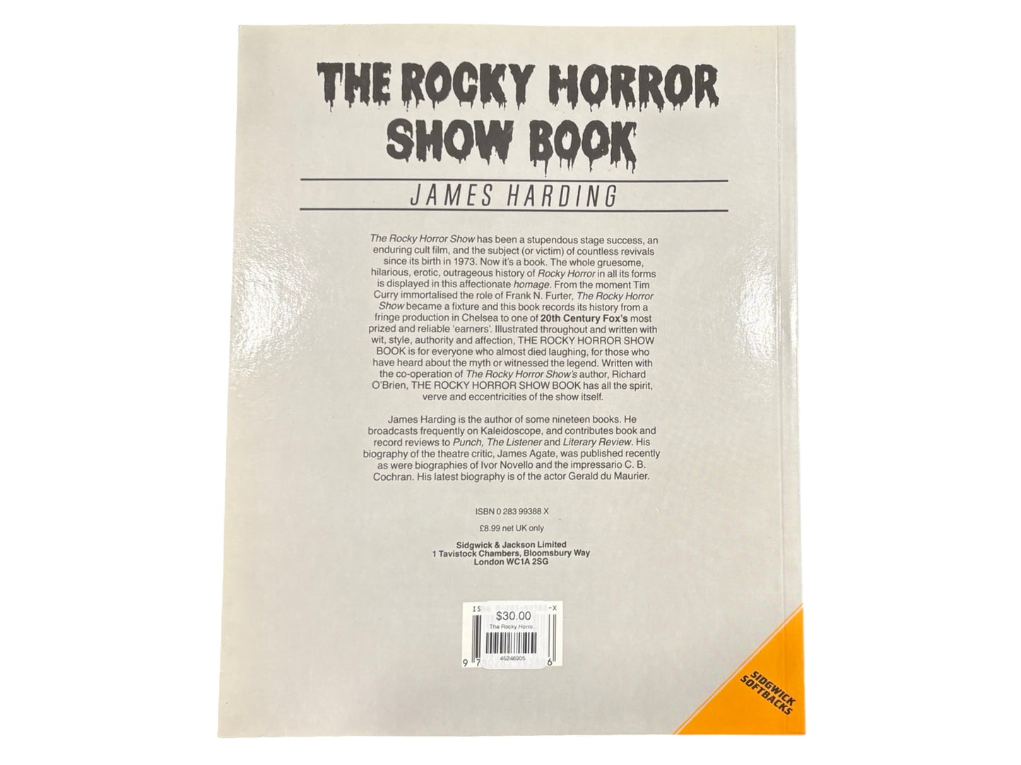 The Rocky Horror Show Book