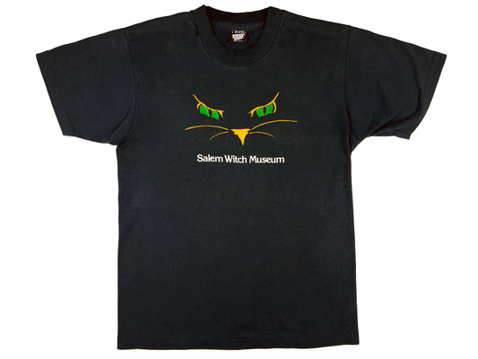 Vintage Salem Massachusetts Witch Museum Cat T-Shirt