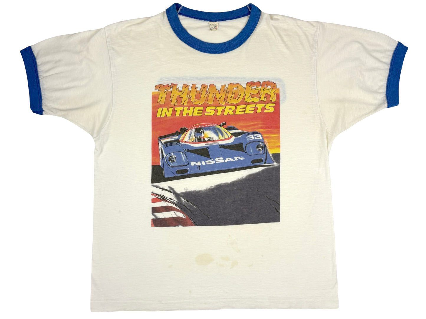 Vintage Nissan Thunder in The Streets Ringer T-Shirt