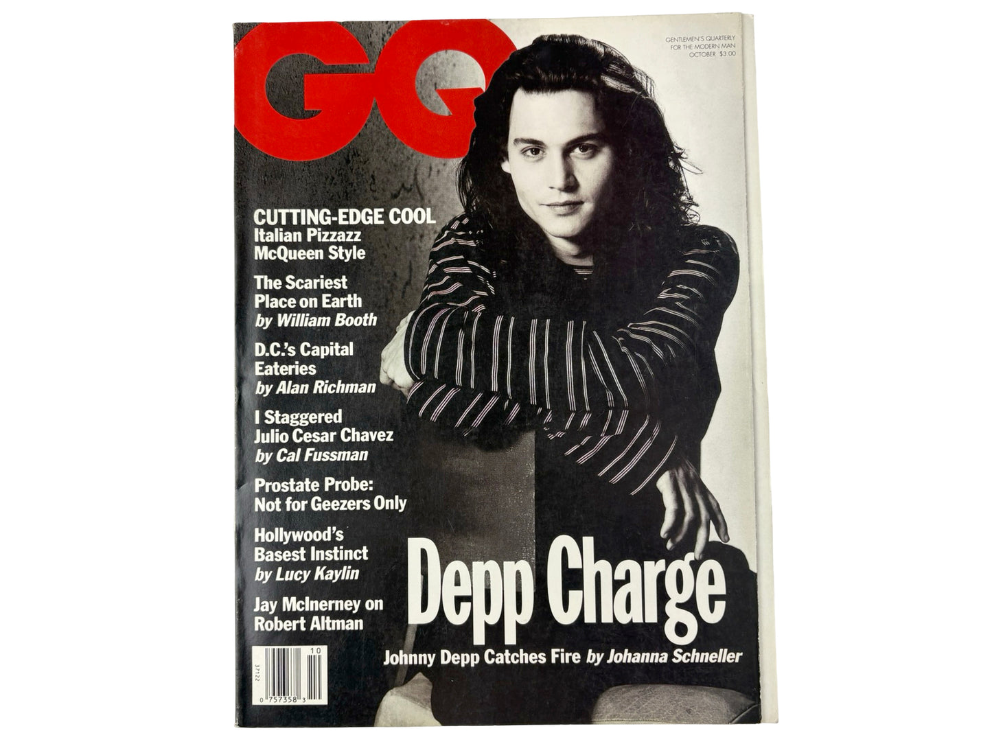 GQ Magazine October 1993 Johnny Depp