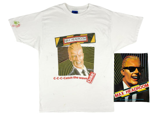 Max Headroom Coke T-Shirt & Book