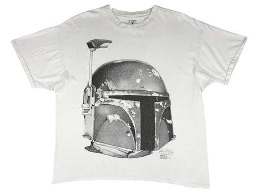 Vintage Star Wars Boba Fett White T-Shirt