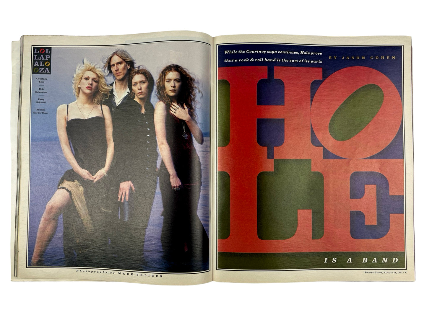 Rolling Stone Magazine Hole August 1995