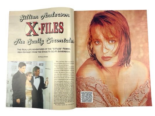 Femme Fatales Magazine Gillian Anderson May 1998