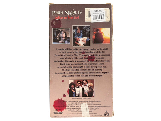 Prom Night IV VHS
