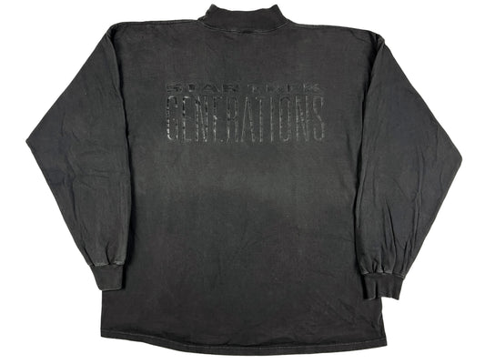 Vintage Star Trek 'Generations' Mock Neck L/S Shirt