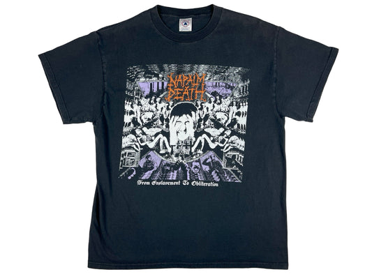 Vintage Napalm Death 'From Enslavement to Obliteration' T-Shirt