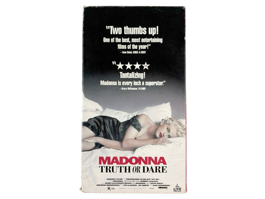 Madonna 'Truth or Dare' VHS