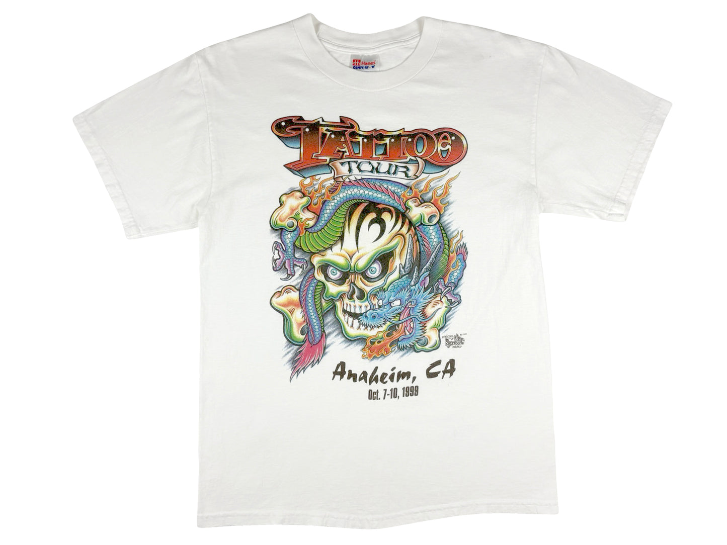 Vintage Tattoo Tour 1999 T-Shirt Anaheim California