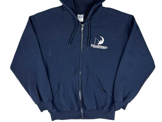 Vintage Dreamworks Animation Television Embroidered Zip Up Hoodie