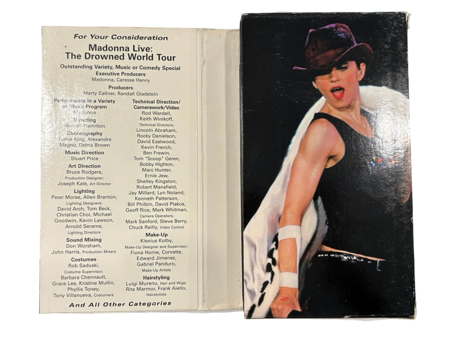 Madonna 'The Drowned World Tour' Live VHS