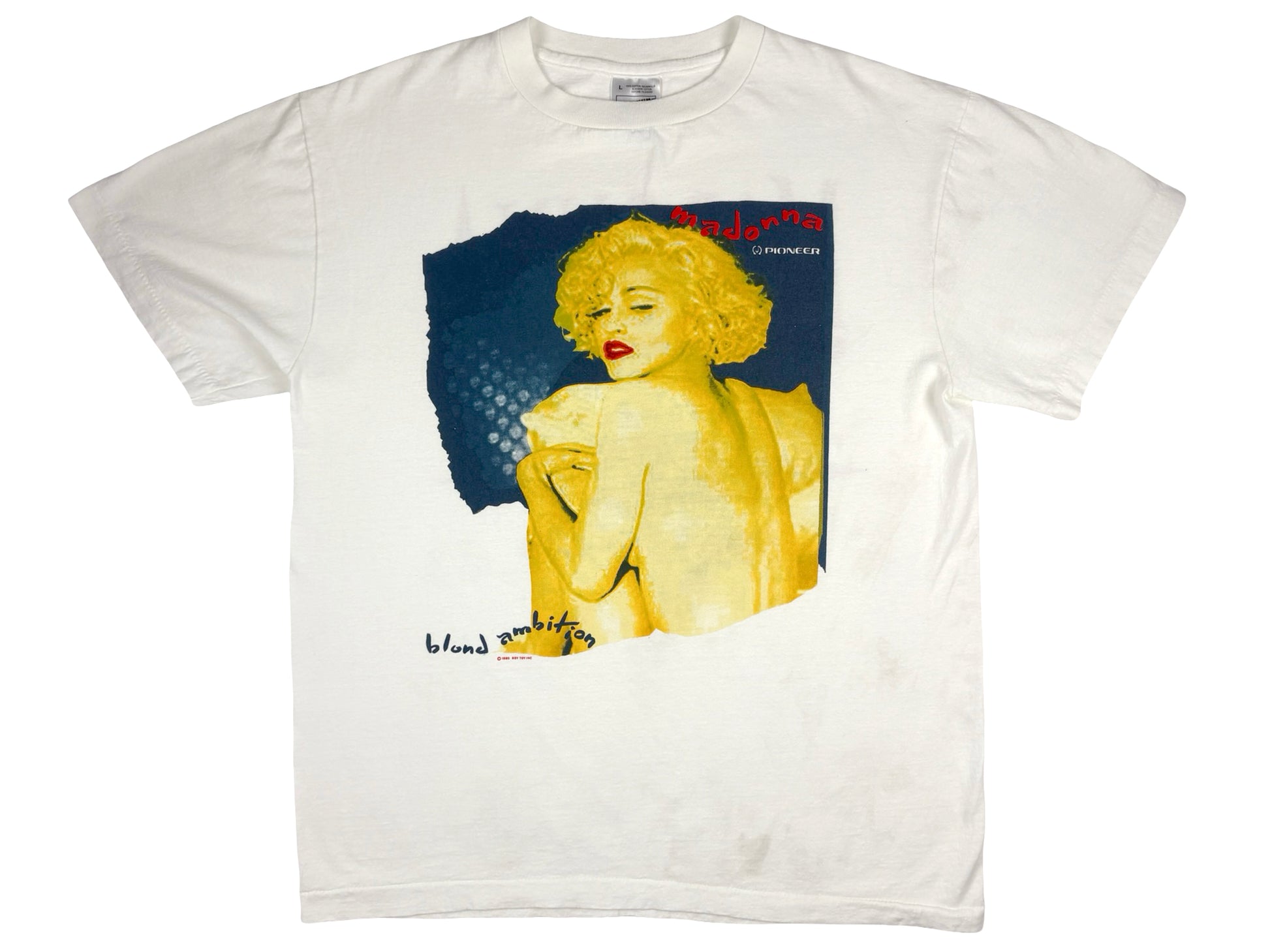 Vintage Madonna Blond Ambition Tour 1990 Euro T-Shirt