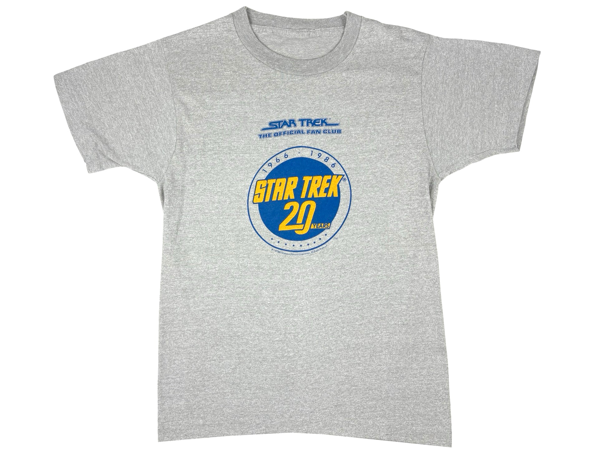 Vintage Star Trek Fan Club 20 Year Ann Grey T-Shirt