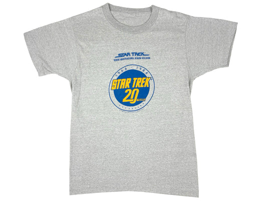Vintage Star Trek Fan Club 20 Year Ann Grey T-Shirt