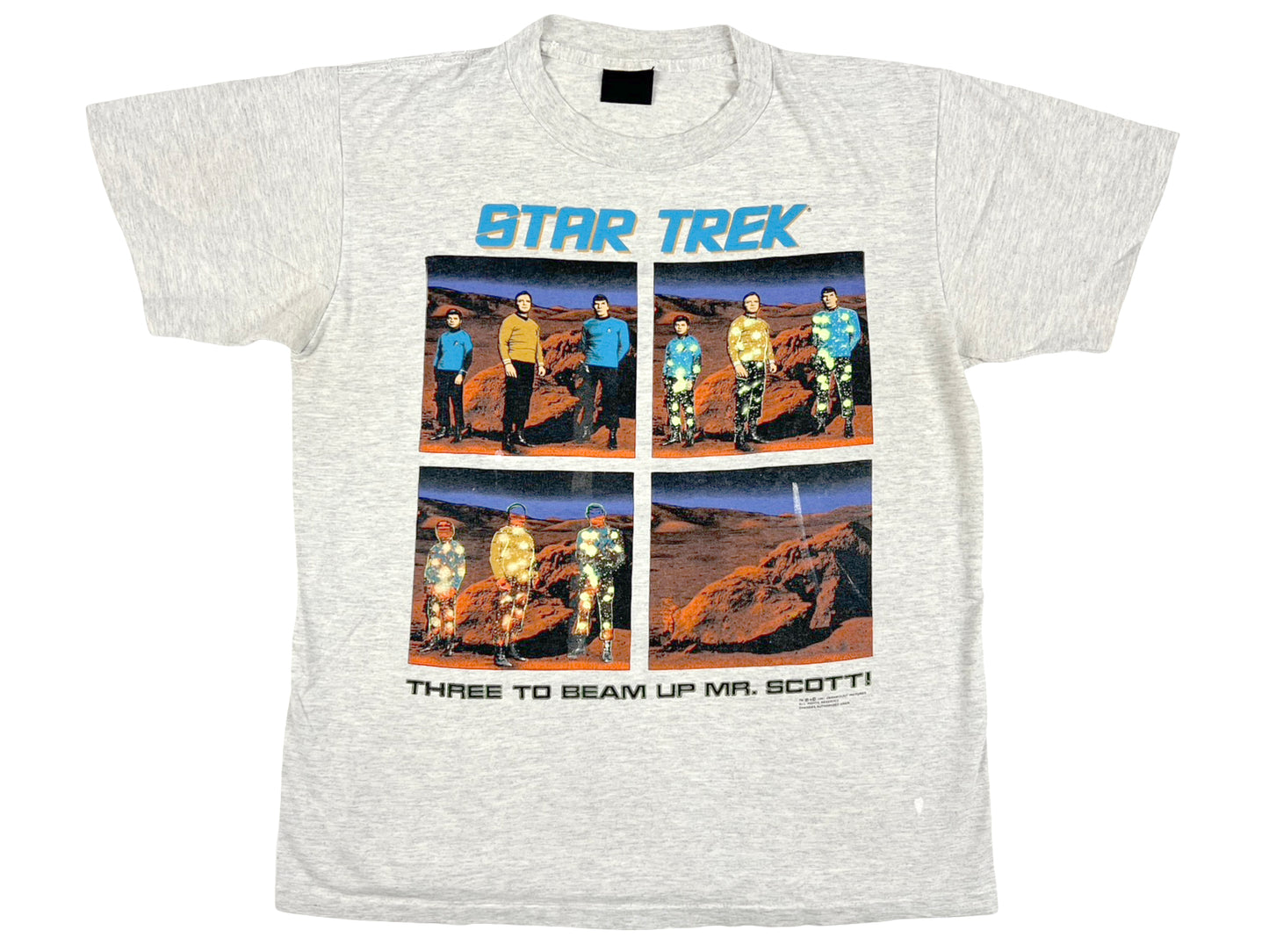 Vintage Star Trek 'Three To Beam Up' T-Shirt