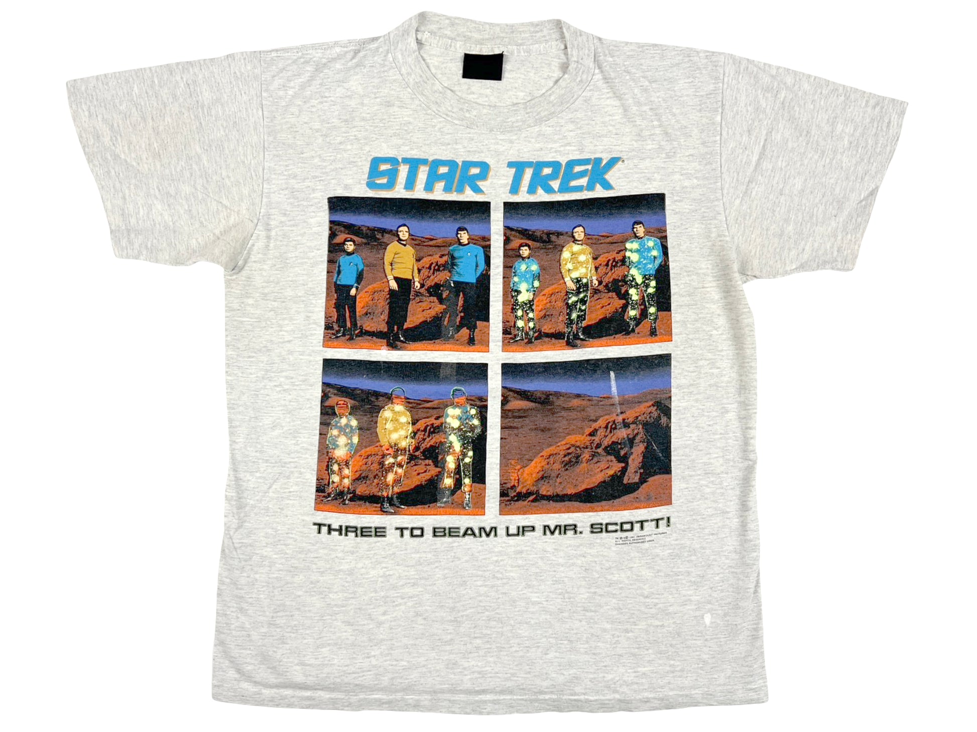 Vintage Star Trek 'Three To Beam Up' T-Shirt