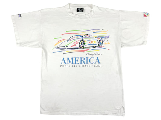 Vintage Perry Ellis America Scandia Race Team T-Shirt