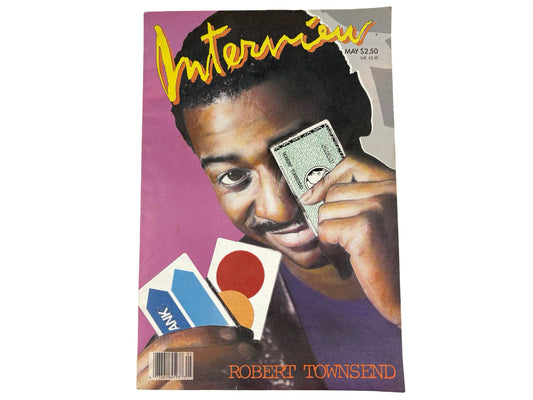 Vintage Interview Magazine May 1987 Robert Townsend