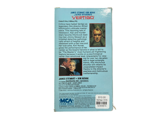 Vertigo VHS