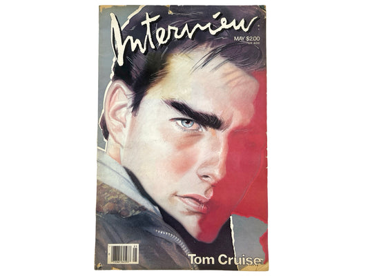 Vintage Interview Magazine Tom Cruise May 1986
