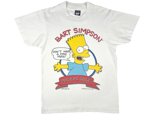 Vintage The Simpsons Bart Simpson Don't Have A Cow T-Shirt