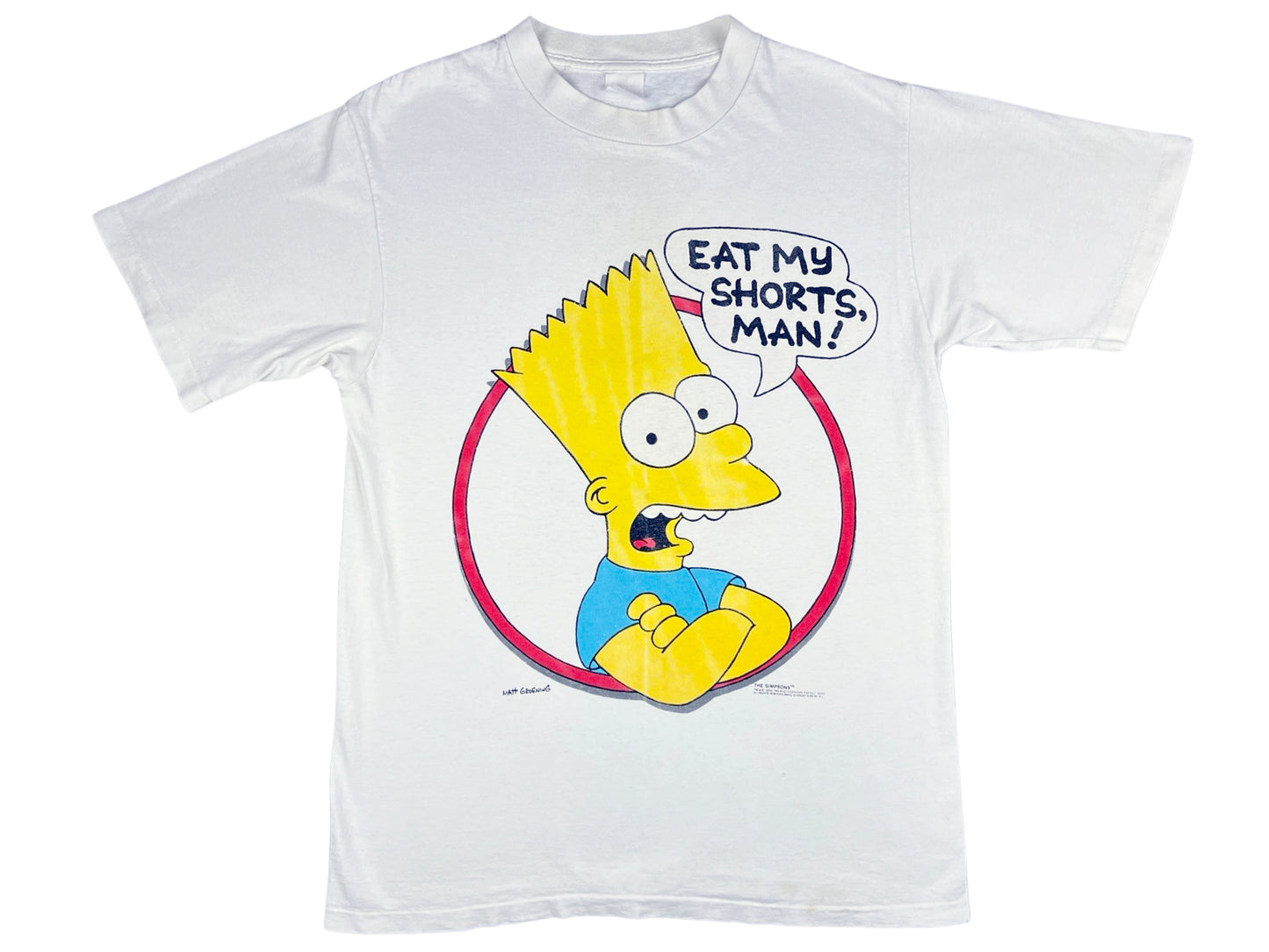 Vintage The Simpsons Bart Simpson Eat My Shorts T-Shirt 90s