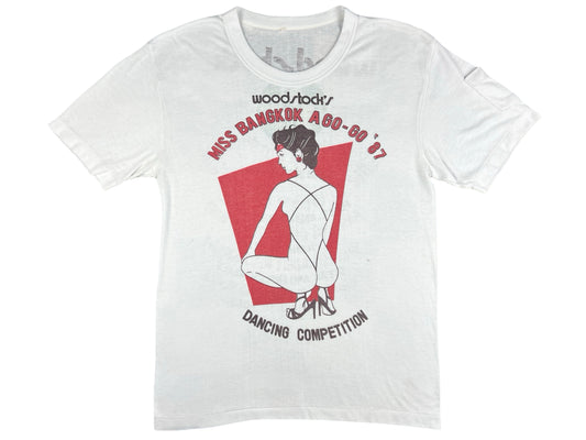 Vintage Patrick Nagel Style Miss Bangkok A Go-Go 1987 T-Shirt