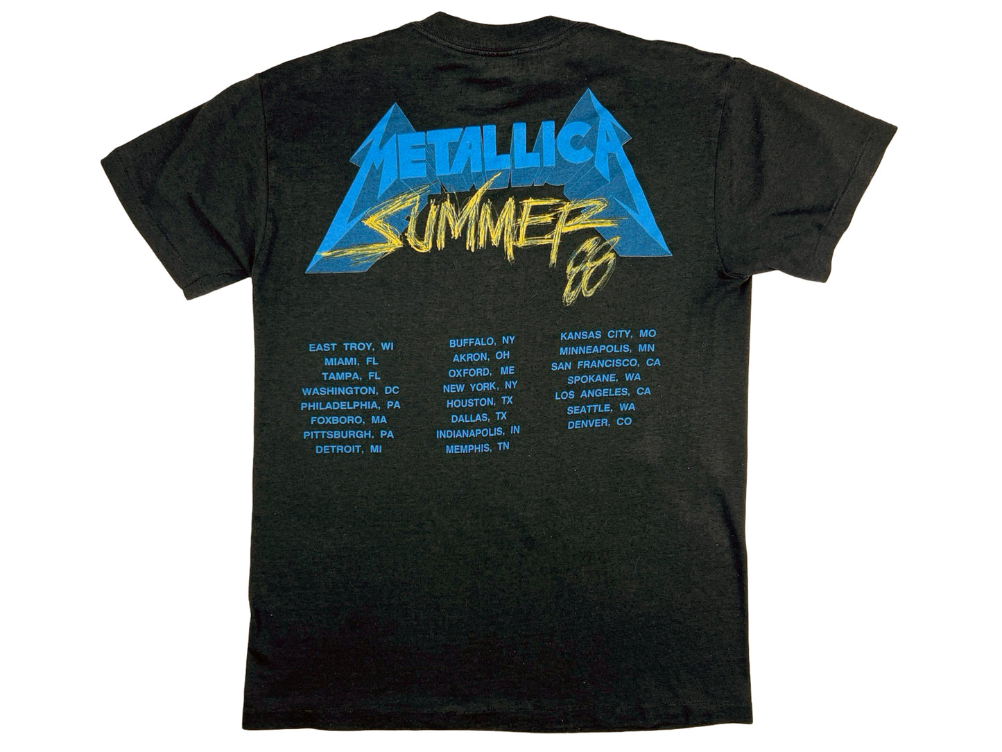 Metallica Summer 1988 Tour T-Shirt