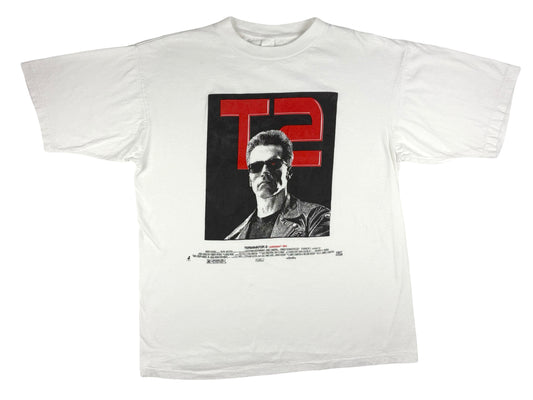 Vintage Terminator 2 White T-Shirt