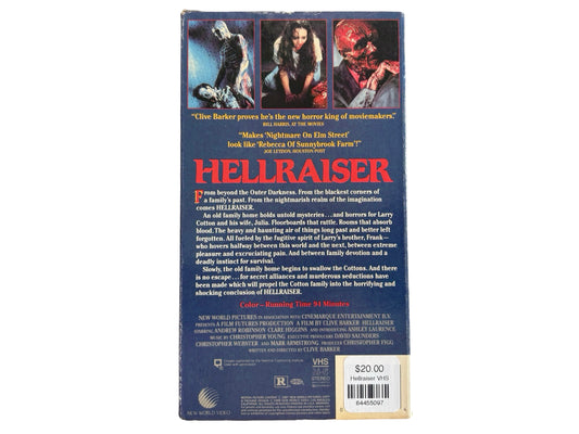 Hellraiser VHS