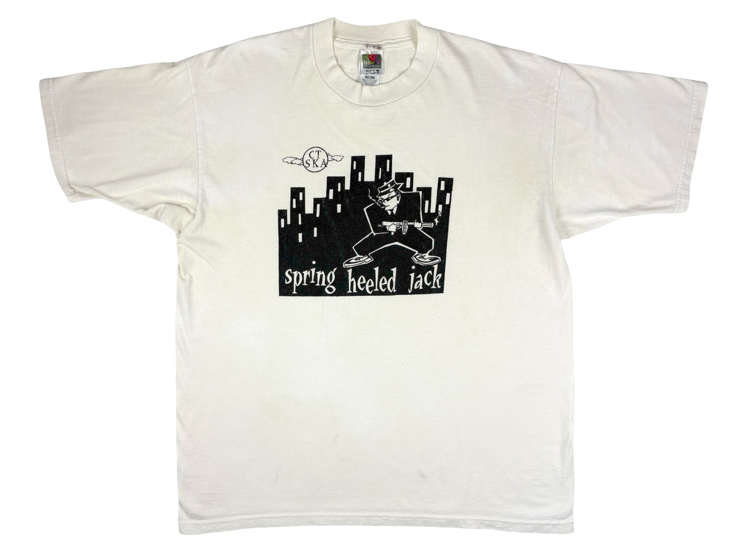 Vintage Spring Heeled Jack T-Shirt CT Ska Connecticut